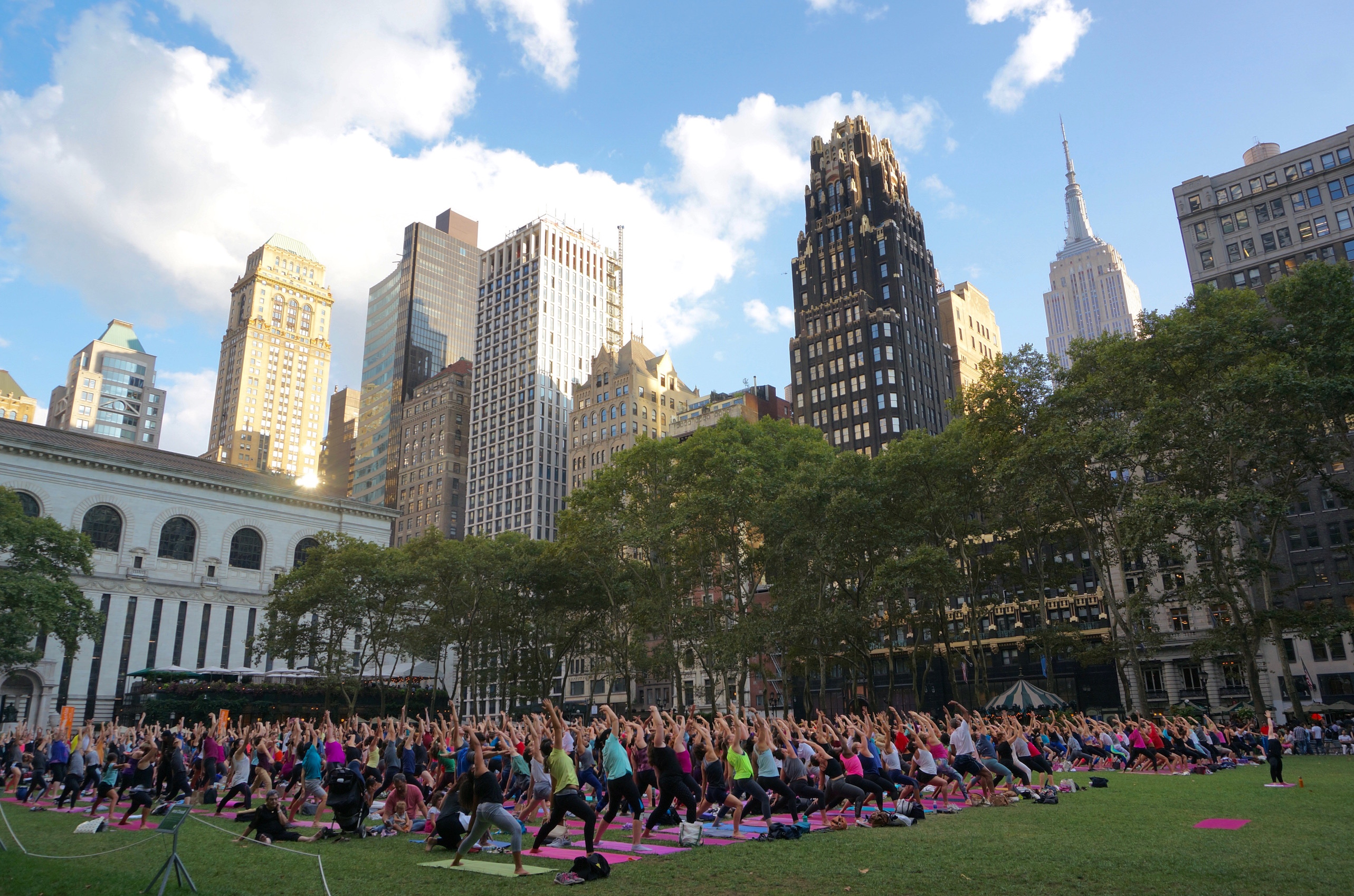 Bryant Park Yoga and Other Awesome Free NYC Summer Events New York Cliché
