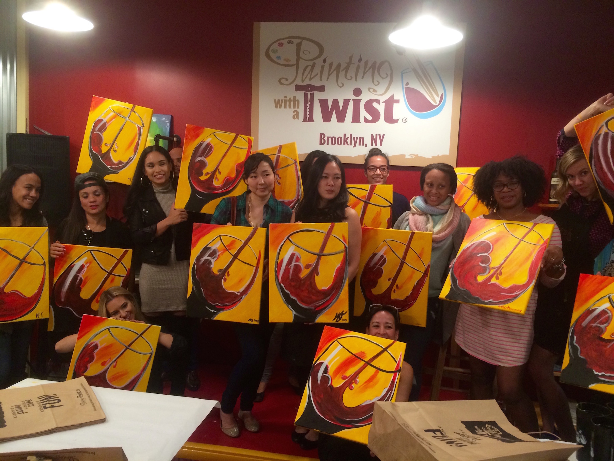 Painting with a Twist in Brooklyn (Spoiler
