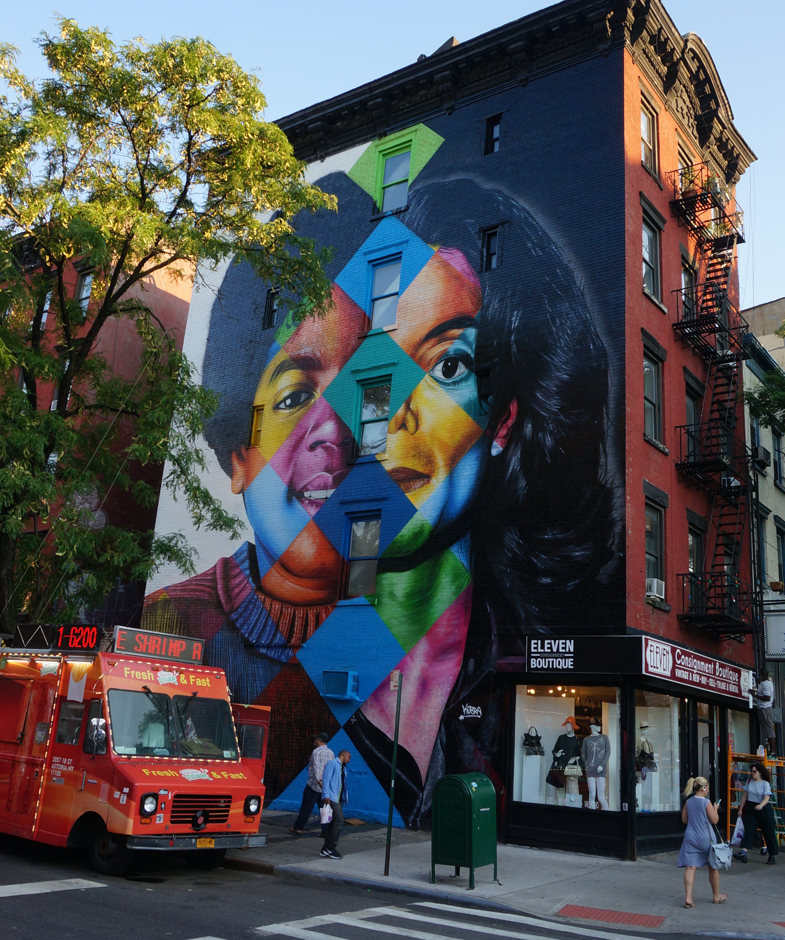 Eduardo Kobra pinta Michael Jackson em prédio de Nova York - Difusora 97.1